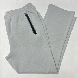 Old Navy Active Men’s Light Gray Straight Stretch Zipper Pocket Sweatpants